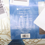 Caribbean Joe Coastal 3-Piece Quilt Set ENGQTSKGBLT Blue Sea Turtle King