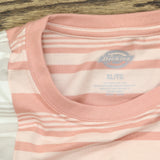 Dickies Womens Remanufactured Baggy Pocket Utility Tee Pink Multi 5 XL