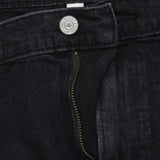 Abercrombie & Fitch Womens Curve Love Frayed Denim Jean Shorts Black 37