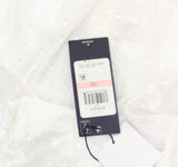Tommy Hilfiger Womens Tie Front Flair-Dot Fit & Flare Dress A0SA1BV1 White 10