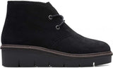 Clarks Women's Airabell Zip Ankle Boot 26163310 Black Suede 7M