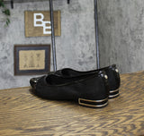 Jones New York Womens Qilulla Pointed Flats JNY-QILULLA Black 8.5M
