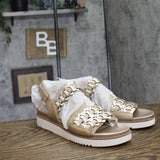 Easy Spirit Warna Woven Slingback Sandal SEWARNA3 Gold Multi 9M