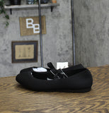 A New Day Womens Shiloh Knit Mary Jane Ballet Flats 92261890 Black 9M