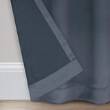 Eclipse Thermapanel Darkening Rod Pocket Window Curtain Panel Blue 54x84
