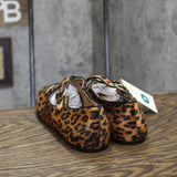 A New Day Tasmin Print Ballet Flats Velvet Strap 94568231 Leopard Brown Multi 9M