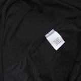 24Seven Womens Plus Size Knit Faux Wrap Short Sleeve Dress Black 1X