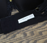 Le Mystere Womens Full Fit Safari Contour Bra 9978 Black 38D