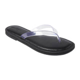 Universal Thread Womens Keilani Thong Flip Flops 93321989 Black / Clear 6M