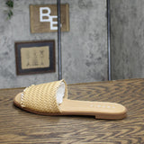 Esprit Summer Woven Sandals Amputee Replacement Left Shoe Only Natural Brown 10M