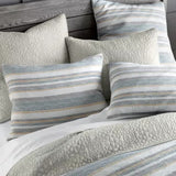 Linden Raine Cotton 3-pc. Duvet Cover Set Abyss Green King / Cal King