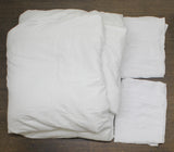 510 Design Porter Soft Wash Pleated Midweight 3-Piece Comforter Set White Queen