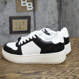 Wild Fable Womens Lola Lace-Up Sneakers with Memory Foam Insole Black 7M