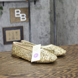 A New Day Sammie Sequin Ballet Flats with Memory Foam 94685484 Gold Yellow 6.5M