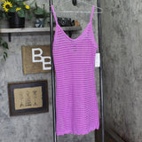 Hurley Juniors Crochet Cover Up Dress Hurley Orchid Purple M/L