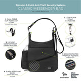 Travelon Anti-Theft Classic Messenger Bag 42242-500 Black One Size