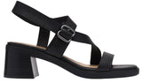 Clarks Womens Jaylan Sol Heeled Sandal Leather 26186890 Black 7M