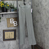 Wild Fable Womens High-Waisted Ribbed Flare Leggings 90903016 Light Gray XS