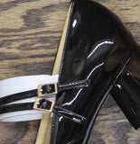 Bandolino Block Heel Mary Jane Pumps with Double Straps BNSMITH3 Black 7M