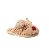 Dearfoams Kids Boys Holiday Christmas Reindeer Scuff Slipper Reindeer Brown 2-3