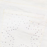 l.e.i Womens Vintage 2013 Juniors Low Rise Ashley Jean Shorts White 13