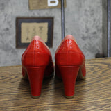 Aerosoles Womens Vintage Open Toe Pump Heels 16740ed8534e4d Red 6M