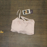 True & Co. Everybody Women's Adjustable Strap Scoop Neck Bra 1199 Light Pink M