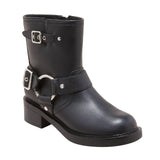 Universal Thread Womens Connor Harness Buckle Ankle Boots 90511576 Black 8M