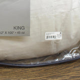 Hudson Park & Allergy Friendly Down Medium / Heavy Weight Comforter White King