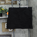 Hearts Of Palm Womens Plus Stretch Pull On Skort 9422199 Black 20W