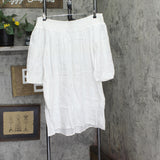 Lauren Ralph Lauren Womens Plus Size White Off The Shoulder Dress White 2X