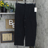 A New Day Women's High-Rise Wide Leg Cropped Pants 77594696 Black 8
