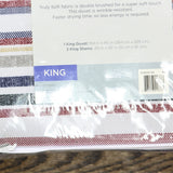 Truly Soft Teagan Stripe Multiple 3-Piece Duvet Set Striped Duvet Brown King