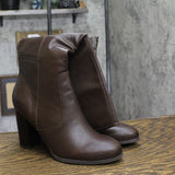Style & Co. Addyy Tall Knee-High Heeled Boots 10011011000 Chocolate Brown 9.5M