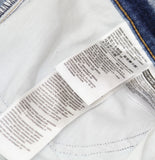 Levi's Wedgie Straight Leg Jeans with Button Fly Love in the Mist Blue 20W