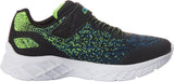 Skechers Kids Boys Microspec 2.0 Sneaker Glide-Step Black / Blue / Lime 6T