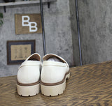 Journee Collection Womens Comfort Foam Kenly Loafer KENLY White 11M