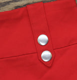 INC International Concepts Bengaline Knit Regular Shorts Cherry Candy Red 10