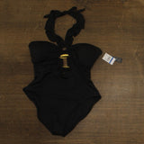 Soluna Womens Buckle-up Convertible One-Piece Swimsuit 2681352 Black XL