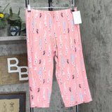 Munki Munki Womens 2-Piece Haute Dog Capri Pajama Set NM00848 Gray M