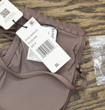 Sanctuary Womens Refresh Rib Bandeau Bikini Top SARR25155 Iron Brown M