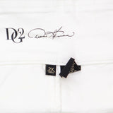 DG2 by Diane Gilman Womens Plus Size Denim Bermuda Shorts White 2X