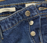 Universal Thread Womens Mid-Rise Cuffed 90's Baggy Jeans Dark Wash Blue 17