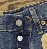Levi's 501 Original Distressed Denim Shorts 89527256 Darn It Now Blue 30