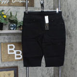 Diane Gilman Womens Classic Stretch Pull-On Bermuda Short 697720 Black M