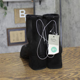 A New Day Celaena Boots Mesh Block Heel 94568461 Black 9.5M
