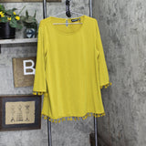 Nina Leonard Womens Stretch Crepe Tunic Top 663719 Moss 1X