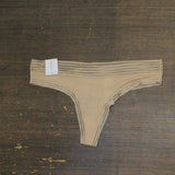 Calvin Klein Womens Ultra Soft Modal Thong QD3670 Beige Brown XL