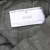 Ella Moss Womens Wide Leg Pull On Linen Blend Pants 1776705