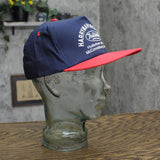 Four Seasons Mens Vintage Harryman Truevalue Hardware Snapback Hat Navy / Red OS